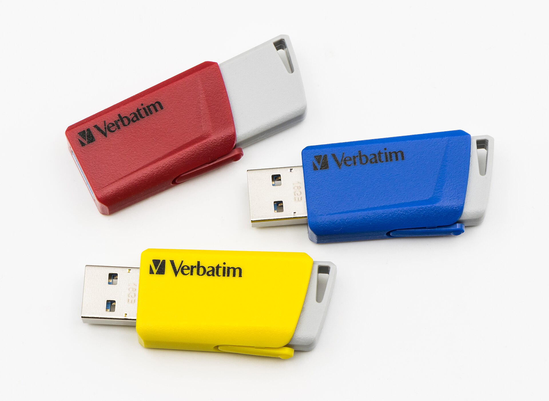 A USB flash drive used to transfer design files